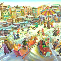 Jigsaw puzzle: Holiday in the old town