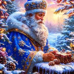 Jigsaw puzzle: Father Frost