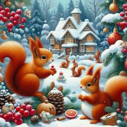 Jigsaw puzzle: Squirrels