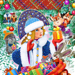 Jigsaw puzzle: Snow Maiden