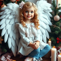 Jigsaw puzzle: Christmas angel