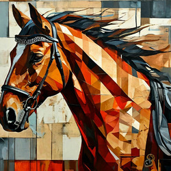 Jigsaw puzzle: Horse