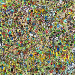 Jigsaw puzzle: Where is Wally?