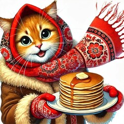 Jigsaw puzzle: Pancakes with oil