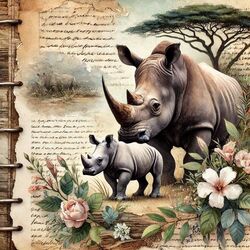 Jigsaw puzzle: Rhino