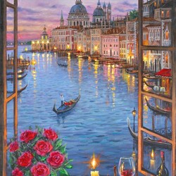 Jigsaw puzzle: Outside of Venice