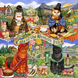 Jigsaw puzzle: Cats Britain