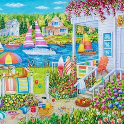Jigsaw puzzle: Summer vacation