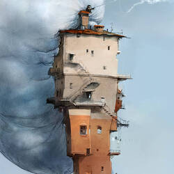 Jigsaw puzzle: On the roof