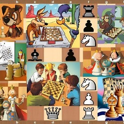 Jigsaw puzzle: Chess