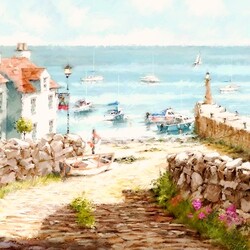 Jigsaw puzzle: The harbor of smugglers