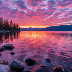 Jigsaw puzzle: Pink Lake