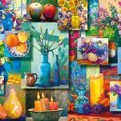 Jigsaw puzzle: Life in colors