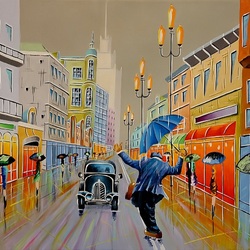 Jigsaw puzzle: On Arbat