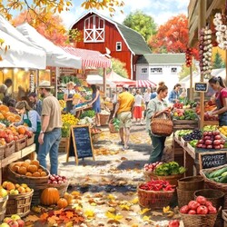 Jigsaw puzzle: Market