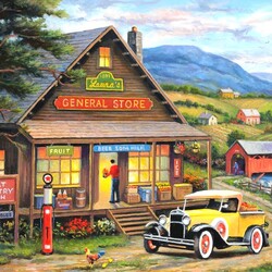 Jigsaw puzzle: Laura's General Store