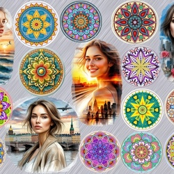 Jigsaw puzzle: Girls and mandalas