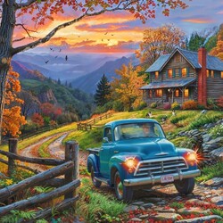 Jigsaw puzzle: At the end of the day