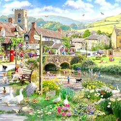 Jigsaw puzzle: In the village