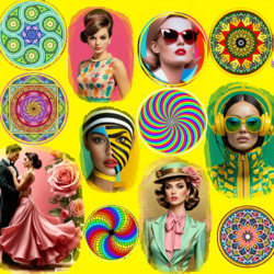 Jigsaw puzzle: Girls and mandalas