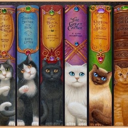 Jigsaw puzzle: On the bookshelf