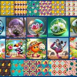 Jigsaw puzzle: Fun collage