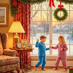 Jigsaw puzzle: Christmas morning