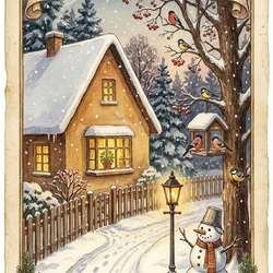 Jigsaw puzzle: December sketches