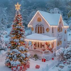 Jigsaw puzzle: Elegant house