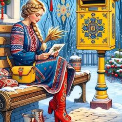 Jigsaw puzzle: New Year's mail