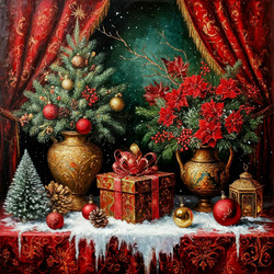 Jigsaw puzzle: New Year's still life