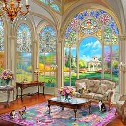 Jigsaw puzzle: Beautiful room