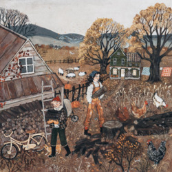 Jigsaw puzzle: old tree