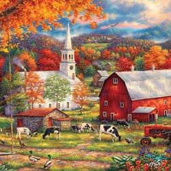 Jigsaw puzzle: On the farm