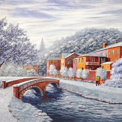 Jigsaw puzzle: Winter walk