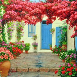 Jigsaw puzzle: Courtyard