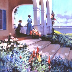 Jigsaw puzzle: On the veranda