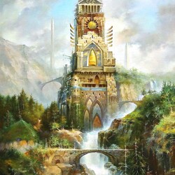 Jigsaw puzzle: Tower of Falls