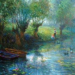 Jigsaw puzzle: Fishing