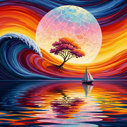 Jigsaw puzzle: Sunset