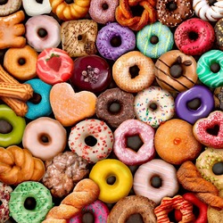 Jigsaw puzzle: Donuts