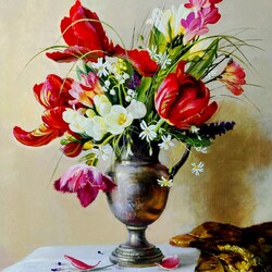 Jigsaw puzzle: Spring bouquet