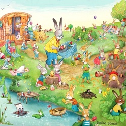 Jigsaw puzzle: Easter chores