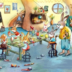 Jigsaw puzzle: Easter chores