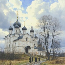 Jigsaw puzzle: Road to the temple