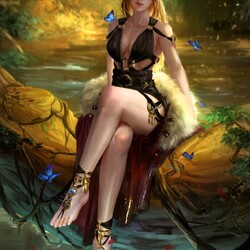 Jigsaw puzzle: Forest nymph
