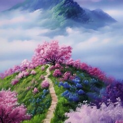 Jigsaw puzzle: Road to the mountains