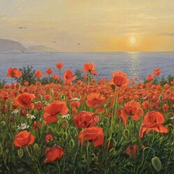 Jigsaw puzzle: Poppies