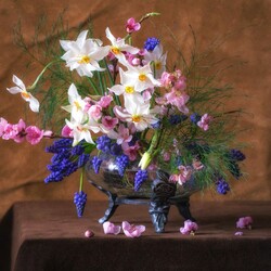 Jigsaw puzzle: Spring bouquet