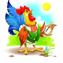 Jigsaw puzzle: Don't be a rooster, won't the morning come
